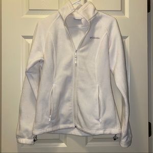 White Columbia Zip Up Jacket M